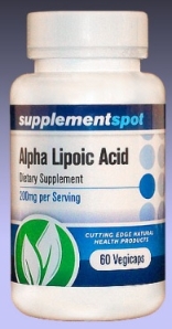 Alpha Lipoic Acid, 60 capsules, 200 mg