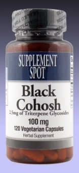 Black Cohosh, 120 capsules, 100 mg