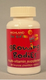 GROWING BODIES, Multivitamin Supplement