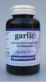 GARLIC Oil Concentrate, 120 soft gels, 1500 mg