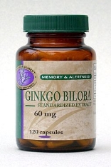 GINKGO BILOBA, 120 vcaps, 60 mg
