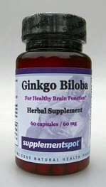 GINKGO BILOBA, 60 vcaps, 60 mg