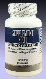 Glucomannan, 60 capsules, 1200 mg