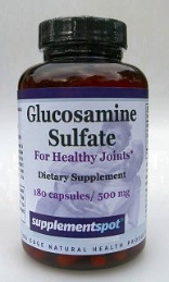 GLUCOSAMINE SULFATE, 180 capsules, 500 mg