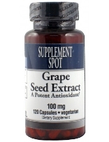 GRAPESEED EXTRACT 85%, 120 vegicaps, 100 mg