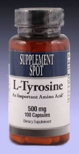 L-Tyrosine, 100 capsules, 500 mg
