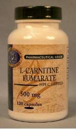 L-Carnitine Fumurate, 120 capsules, 500 mg