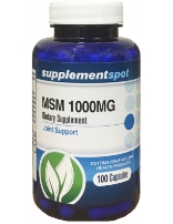 MSM, 1000 mg, 100 capsules