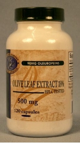 Olive Leaf Extract, 120 caps, 500 mg