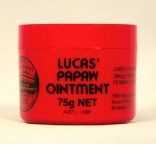 Lucas Papaw Ointment, PAPAW ACNE, Wound & Burn Ointment, net weight 75 g