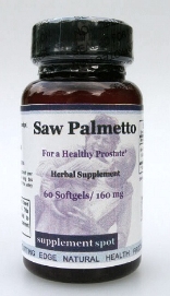 SAW PALMETTO, 60 soft gels, 160 mg