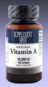 Vitamin A, 100 softgels, 10,000 IU