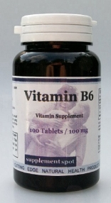 B6 Vitamin, 100mg, 100 Tablets